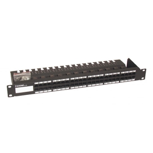 Slican panel krosowy PPS-48RJ/12RJ.1U-BK